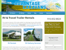 Tablet Screenshot of advantagervrentals.com